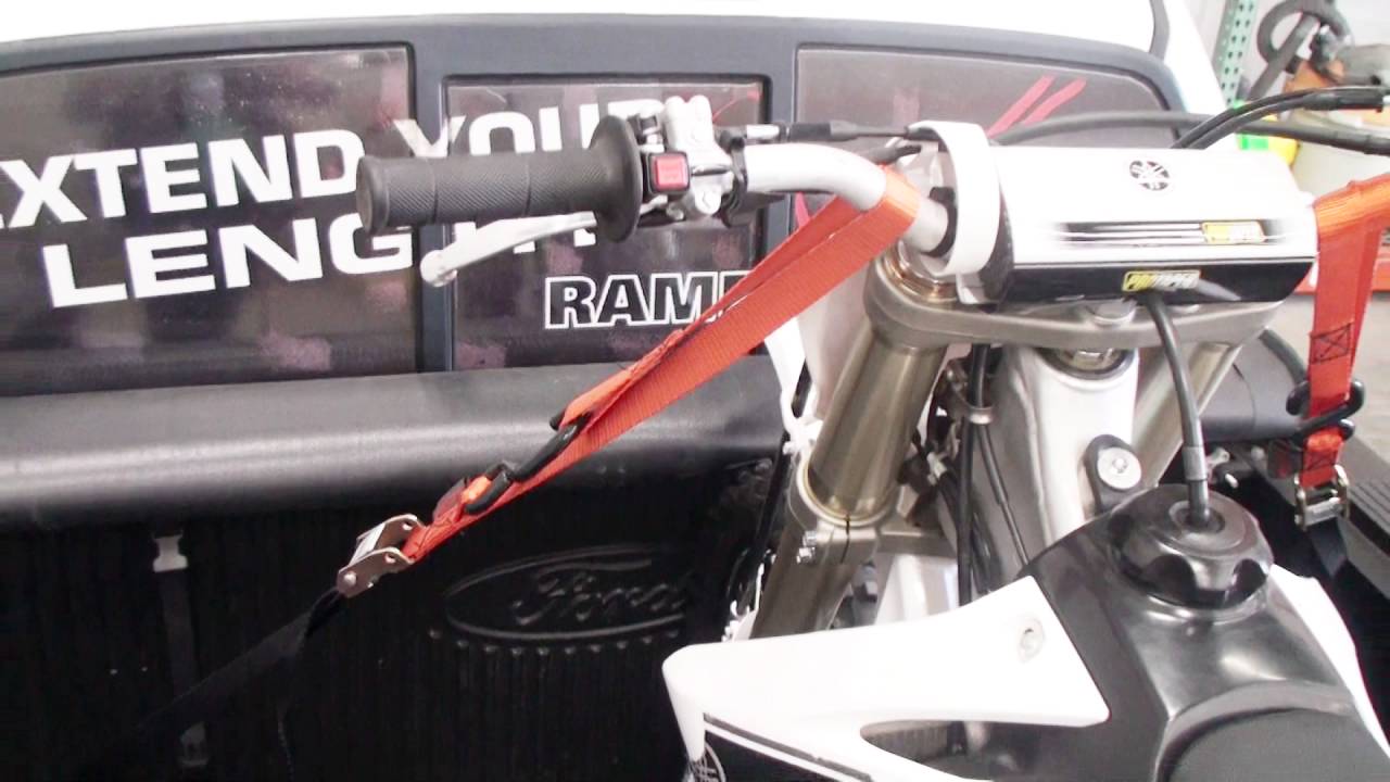 Extreme Max™ Motorcycle & Dirtbike Tie-Down Straps - YouTube