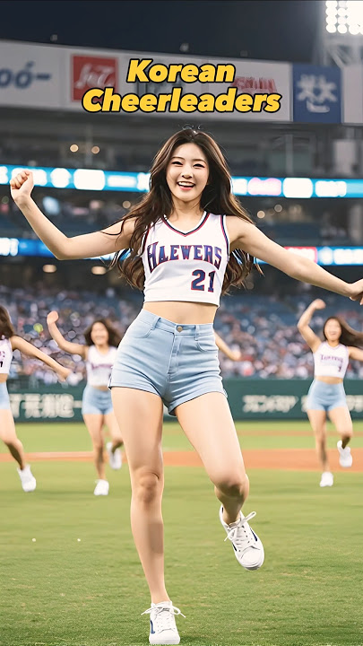 Korean Cheerleaders Dance Show!🔥 #Shorts