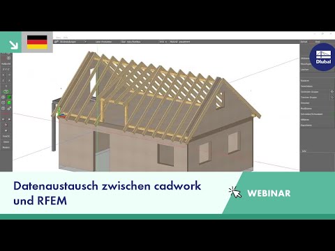 Webinar: Datenaustausch zwischen cadwork und RFEM