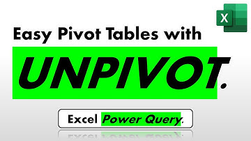 Easily reformat your data to make it ready for Pivot Table analysis using Unpivot