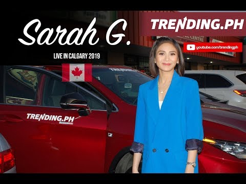 Sarah Geronimo Concert Live in Calgary 2019 #SarahG
