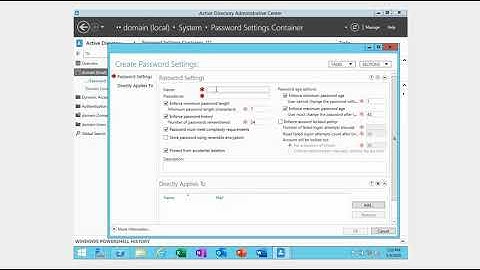 To Configure Fine Grained Password Policy