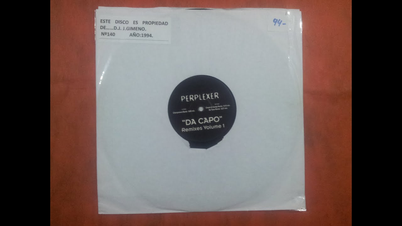 PERPLEXER.(DA CAPO.(DE TUNE-REMIX.)(12''.)(1994.)
