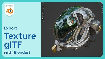 Blender - Export GLTF with Texture!