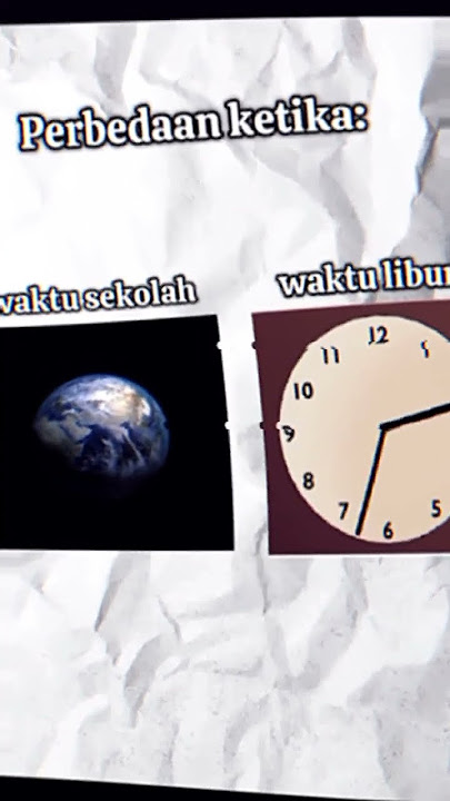 jam sekolah lambat kalo libur jam nya cepet 🗿#fyppppppppシ