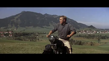 Steve McQueen - The Great Escape (motorcycle scene)
