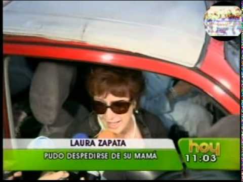 Laura Zapata - Primeras declaraciones despues de l...