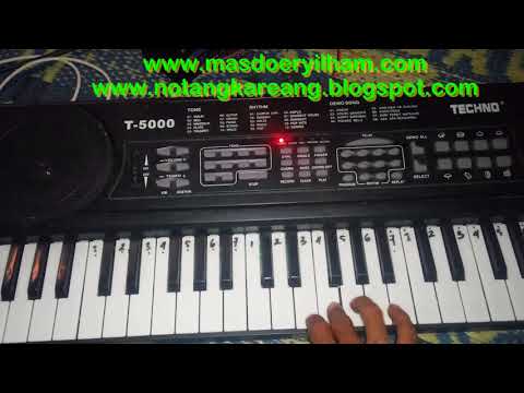 Not Angka Piano Pianika Lagu Duda