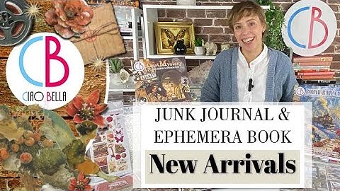 CiaoBellaPaper - NEW JUNK JOURNAL & EPHEMERA BOOKS