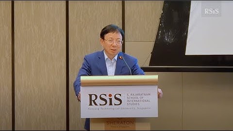 RSIS Distinguished Public Lecture by Professor Wu Xinbo 9 Oct 2025