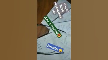 Nimcet 2023 preparation for Nit Trichy😍|| Only 5 months left #shorts