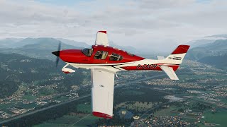 Mit der SR22T quer durch Österreich (Vatsim)