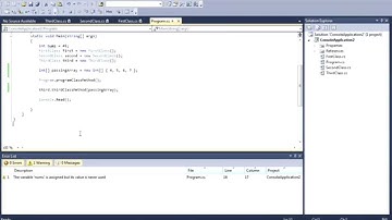 C# Beginner Programming Methods, Passing Arguments, Array Object