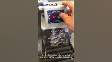 How to adjust Automatic lubrication of Fiber Laser Cutter MORNLASER