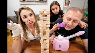 Cilt Bakımı Cezalı Adrenalin Dolu Jenga Challenge !? Çıldırdık