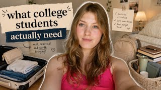 Everything You ACTUALLY Need for College as a Freshman