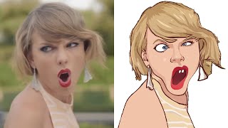 Taylor Swift - Blank Space(REVERSE) | Drawing Meme