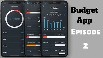 Budget App - Expense Manager App - Episode 2 - Flutter UI - Speed Code