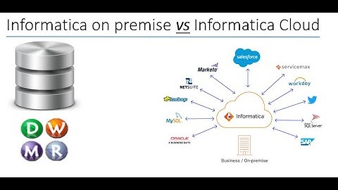 Power Center On premise Vs  Informatica Cloud