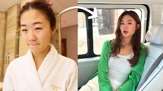 EXTREME glow up IN KOREA bc im bored lol | HUGE SHOPPING HAUL, INTENSE facial, skin care, nails image