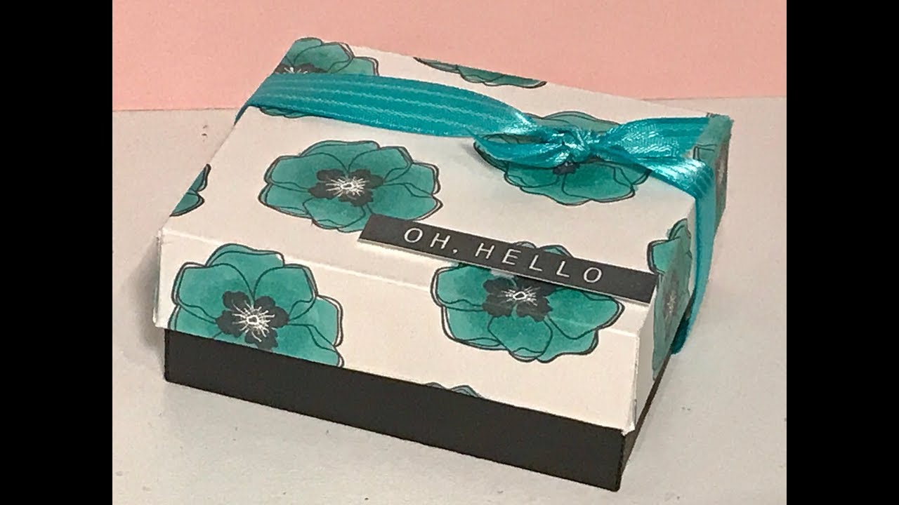 Gorgeous Compartmented Box with Color Me Happy and Stampin' Blends - Video Tutorial