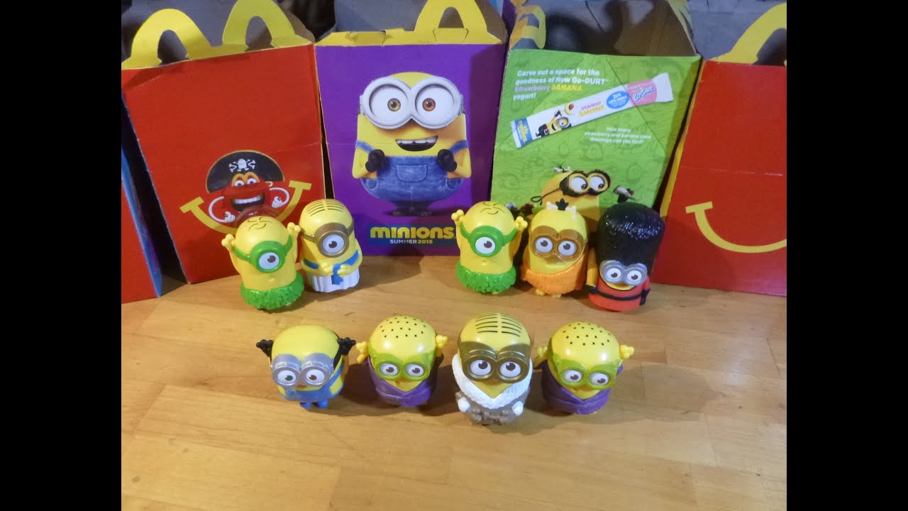 happy meal minion toys 2015 happy meal minion toys 2015