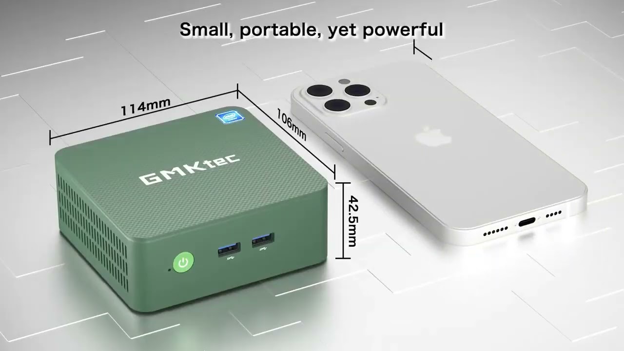 GMKtec G3 Mini PC Intel Alder Lake N100 Windows 11 Pro ordenador de