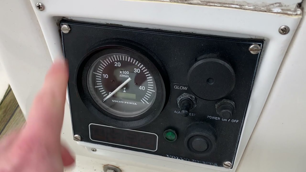 Tachometer update! Volvo Penta MD2030 Boat Projects YouTube