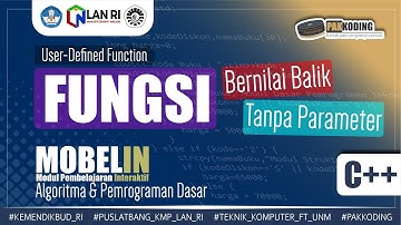 #58 Belajar User-defined Function - Fungsi Bernilai Balik Tanpa Parameter dalam C++