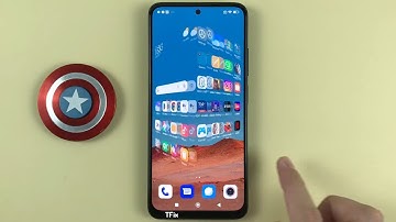 How to change home screen application page transition effect on Xiaomi Redmi Note 11 Android 12
