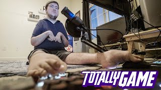 this gamer will destroy you - with his feet | totally game