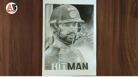 Rohit Sharma drawing (part-2) step by step