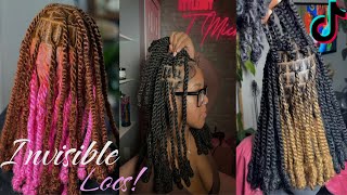 TIK TOK INVISIBLE LOCS HAIRSTYLE| COMPILATION 2023!