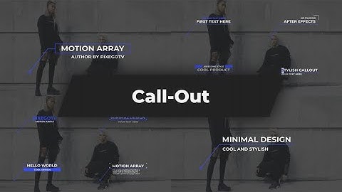 Call-Outs After Effects Templates