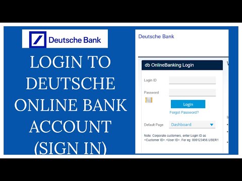 How to Login Deutsche Bank Online Banking Account? Deutsche Bank Sign In 2021