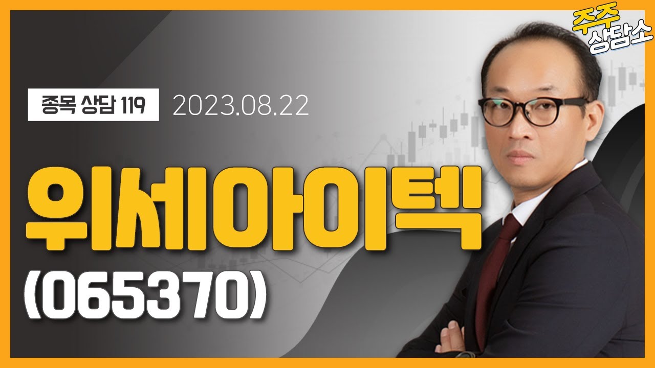 위세아이텍(065370)_홍프로 전문가_종목 상담 (20230822)