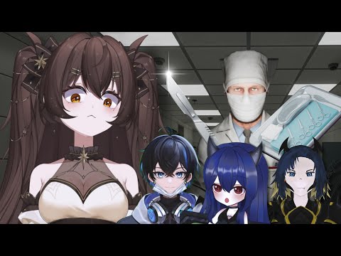 Time to slice or get sliced w voidedfang, cloudypenguin_, aurora_eventide- Hospital 666【vTuber EN】
