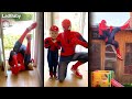 When Dad transforms into Spider-Man 🤦‍♂️🤣