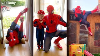Download Lagu When Dad transforms into Spider-Man 🤦‍♂️🤣 MP3