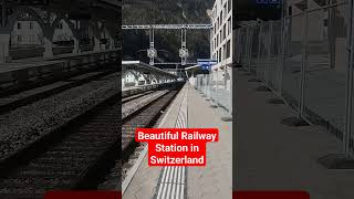 Beautiful Railway Station in Switzerland