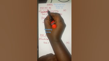 Mathematics 2022 P1 @Algebra😍