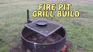 Fire Pit Grill Build (Fast Motion)