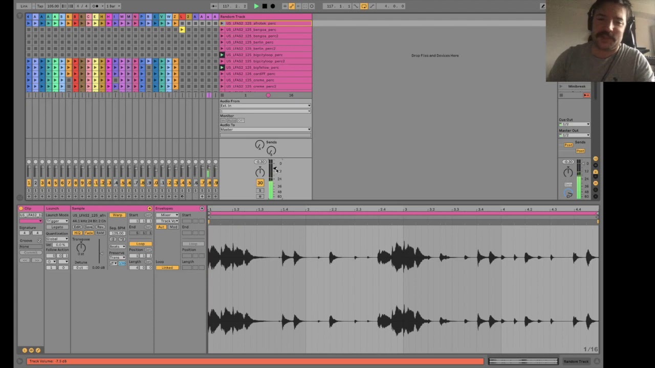 Generating new ideas using follow actions in Ableton Live (Tutorial_002 ...