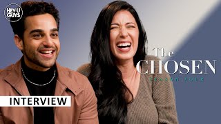 Paras Patel & Elizabeth Tabish  The Chosen Season 4 Interview