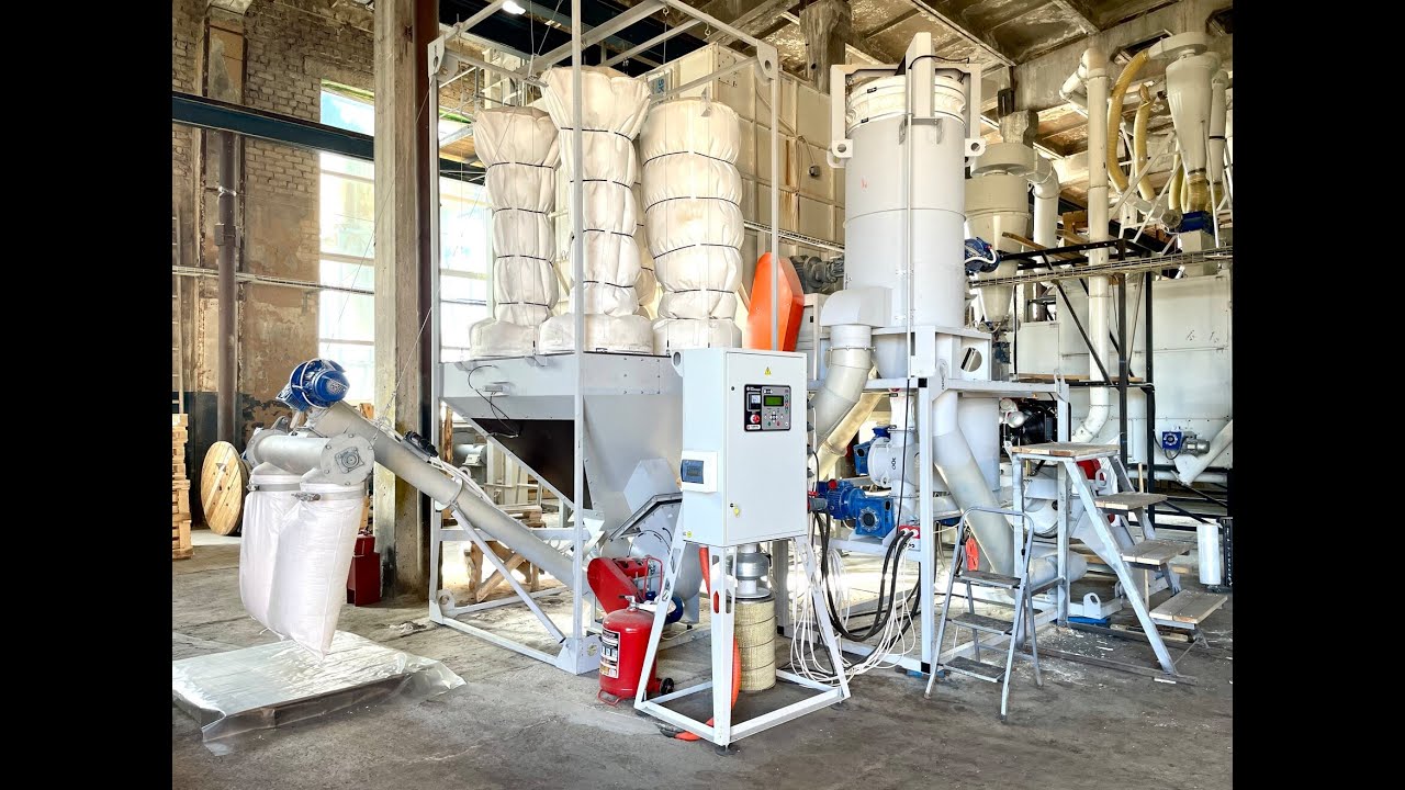 Производство древесной муки на мельнице «МИКРОКСИЛЕМА-МОДУЛЬ» в автоматическом режиме