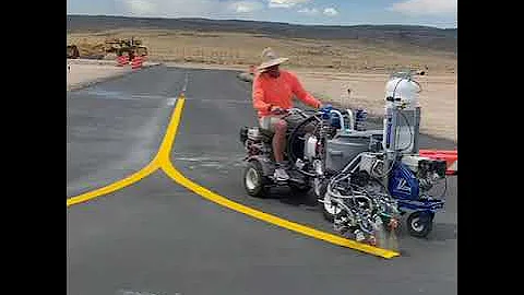 Equipo Graco LineLazer V 200HS Graco aplicación en aeropuerto