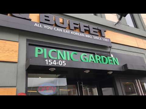 Korean Bbq Buffet Picnic Garden Youtube