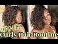 UPDATED CURLY HAIR ROUTINE: Easy to achieve, for THICK curly hair! 2020 || Simone Nicole