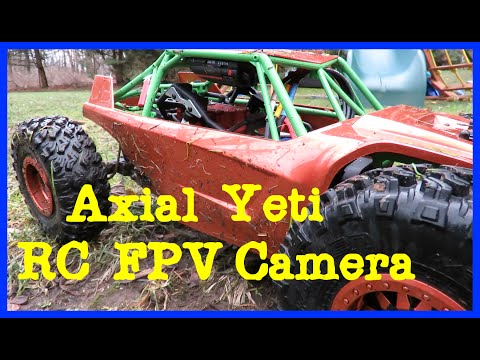 Axial Yeti RC Car Onboard Camera - Tactic Droneview Camera onboard on Axial Yeti