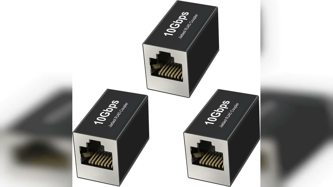 Review: Jadaol [UL Listed] RJ45 Coupler 10Gbps, Gold Plated Shielded Ethernet Cable Extender w...